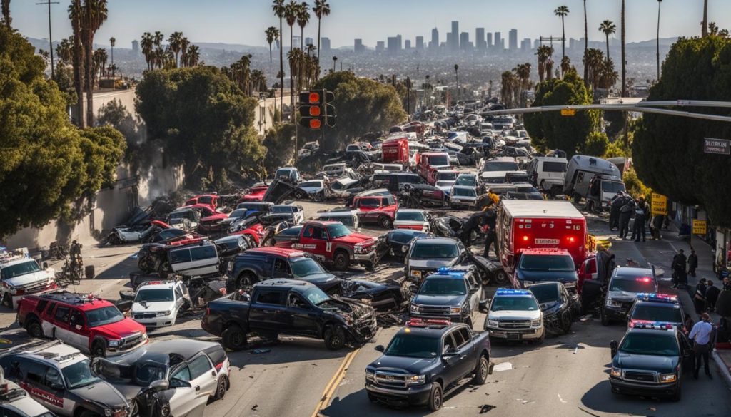 motor vehicle accidents in Los Angeles